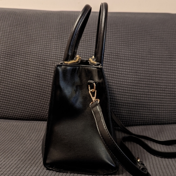 Black bow satchel - Picture 3 of 4